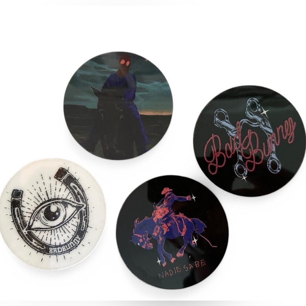 Bad Bunny Coasters Most Wanted Tour Set of 4 NWT
